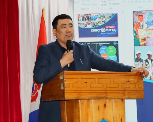АЙМГИЙН ЗАСАГ ДАРГЫН ОРЛОГЧ Ц.ГАНСҮХ ЧАНДМАНЬ-ӨНДӨР СУМАНД АЖИЛЛАЖ БАЙНА.